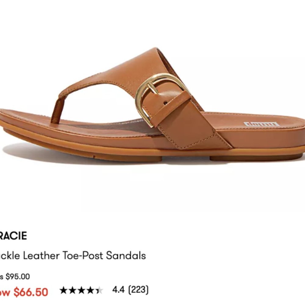 Gracie Fitflop sandals size 8